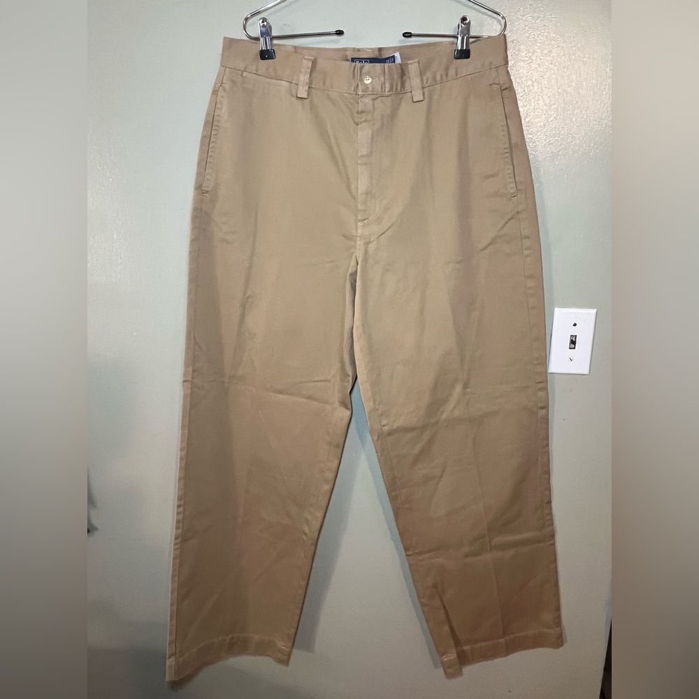 Lauren Ralph Lauren Khaki Vintage Womens Pants High Rise Size 10
